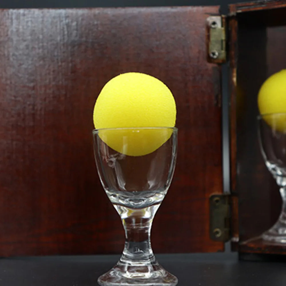 Astroball (Wooden) Magic Tricks Ball To Be Inside Goblet Visual Close-up Stage
