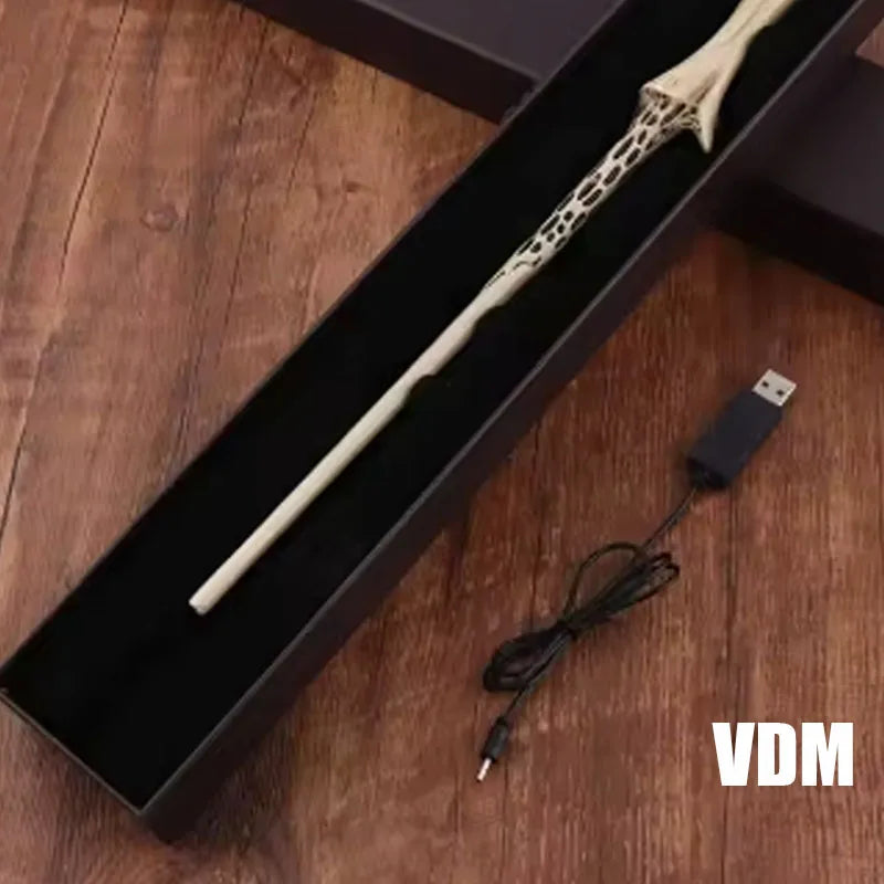 Electronic Fire Flasher Magic Wand Tricks Cosplay Magia Flashing Magic Stick