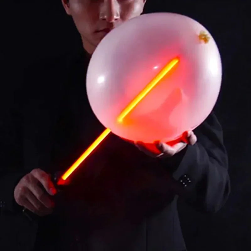 S-Ray by Sun Magic Tricks Chargable Lightsaber Thru Balloon
