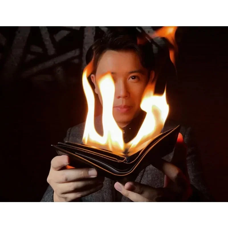 Ember - E Fire Wallet Magic Tricks Flame Wallet Professional Magician