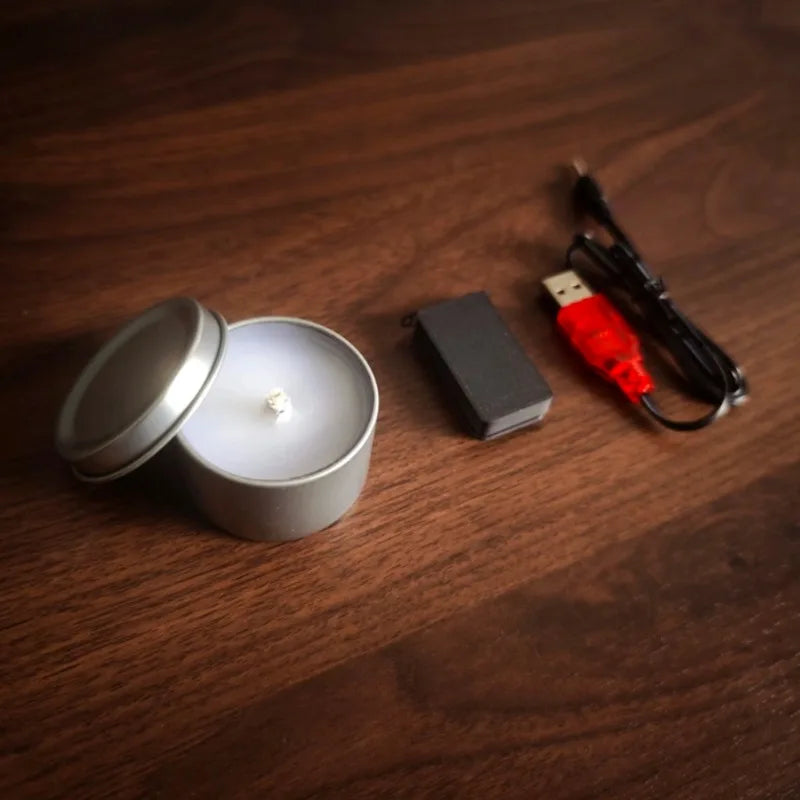 Remote Metal Cup Candle Mentalism Magic Props Gimmicks Magician