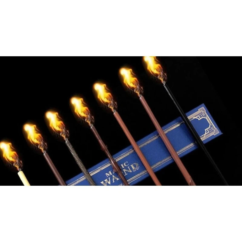 Electronic Fire Flasher Magic Wand Tricks Cosplay Magia Flashing Magic Stick