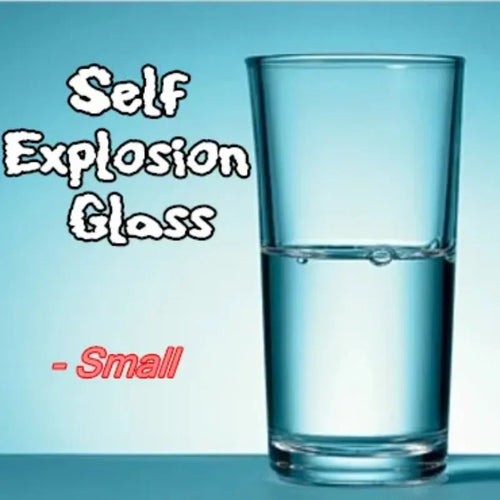 6pcs/lot SELF EXPLODING Gimmicks Glass Small Professional Magic Tricks