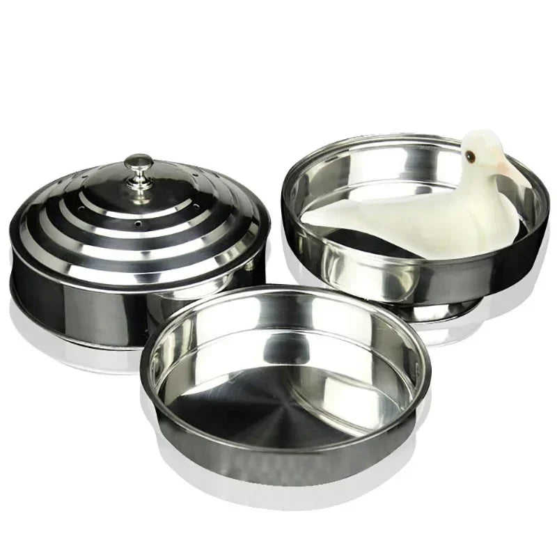 Fire Dove Pan Fire Dove Pan Double Load Magic Tricks Silver Double Layer Stage Magic