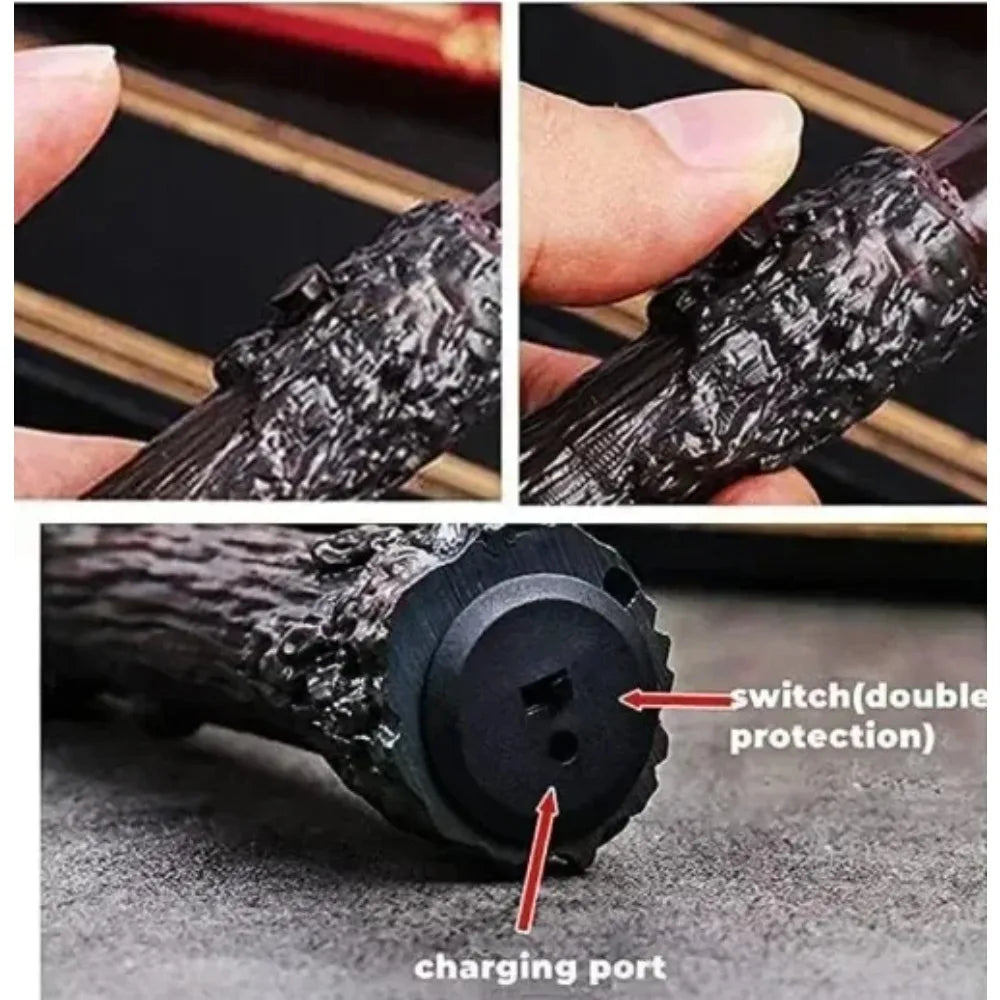 Electronic Fire Flasher Magic Wand Tricks Cosplay Magia Flashing Magic Stick