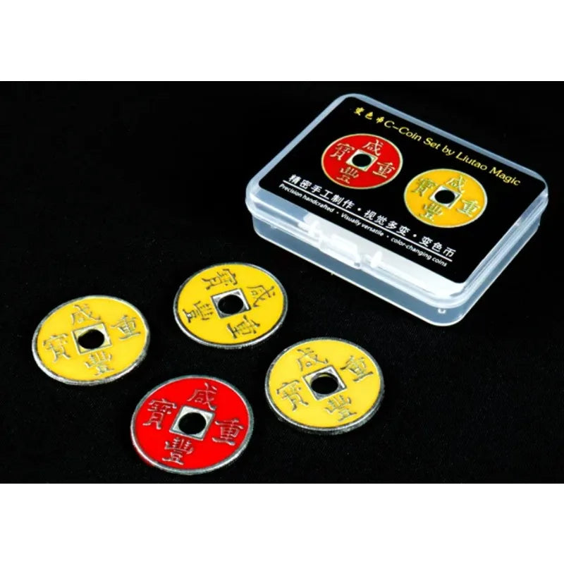 Temperature Change Coin Magic Tricks Handcrafted Color Changing Coin