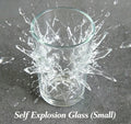 6pcs/lot SELF EXPLODING Gimmicks Glass Small Professional Magic Tricks
