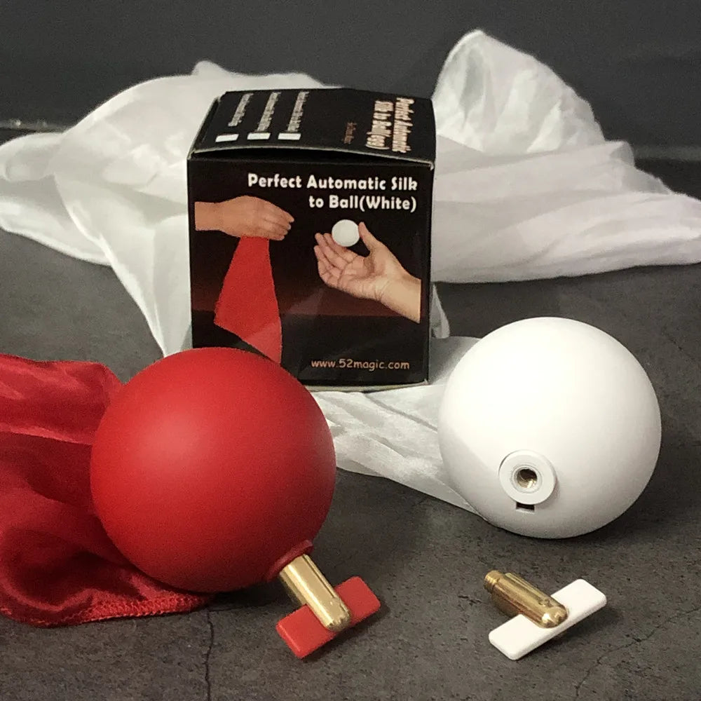 Perfect Automatic Silk to Ball 4.0 (plastic,2 Colors) Magic Tricks