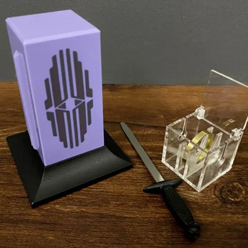 Sword Through Ring Inside Casket (Crystal Cleaver) Magic Tricks