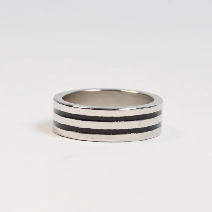 Black Double Circle Pk Ring Strong Magnetic Magnet Ring
