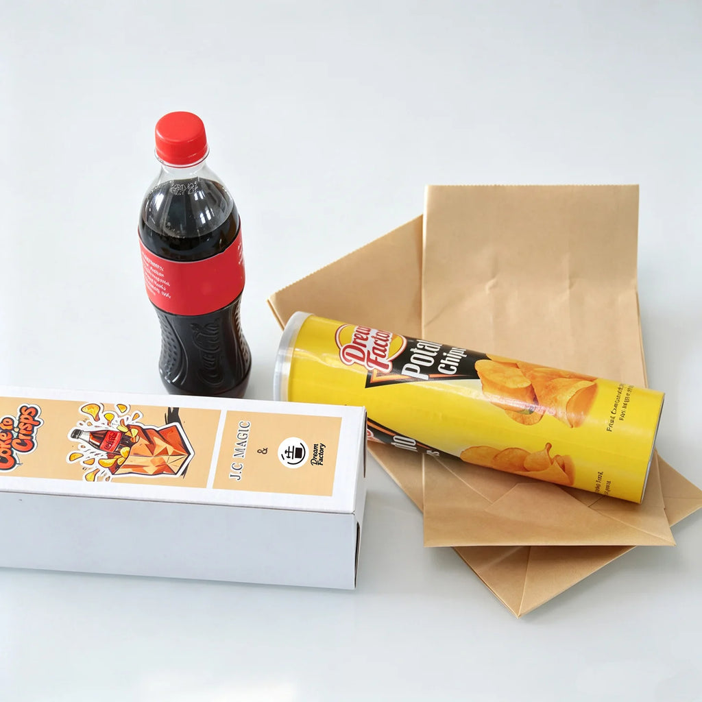 Coke to Crisps Magic Tricks Coke Bottle Disappears and Crisps Can Appearing