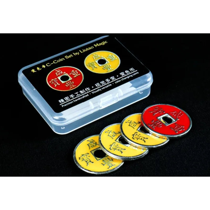 Temperature Change Coin Magic Tricks Handcrafted Color Changing Coin