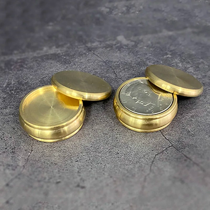 Buddha Okito & Boston Box Set (Half Dollar Size) Magic Trick Coin Appear Vanish