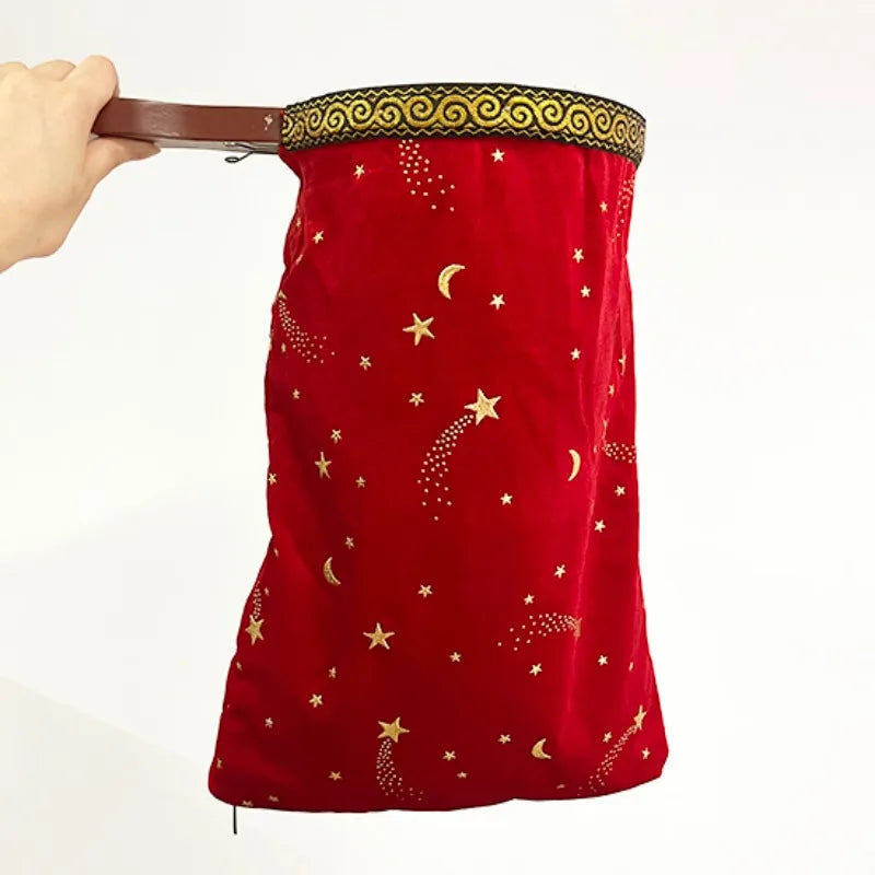 Change Bag - Twice (Large, Zipper, Red/Black) Magic Tricks Stage Gimmick