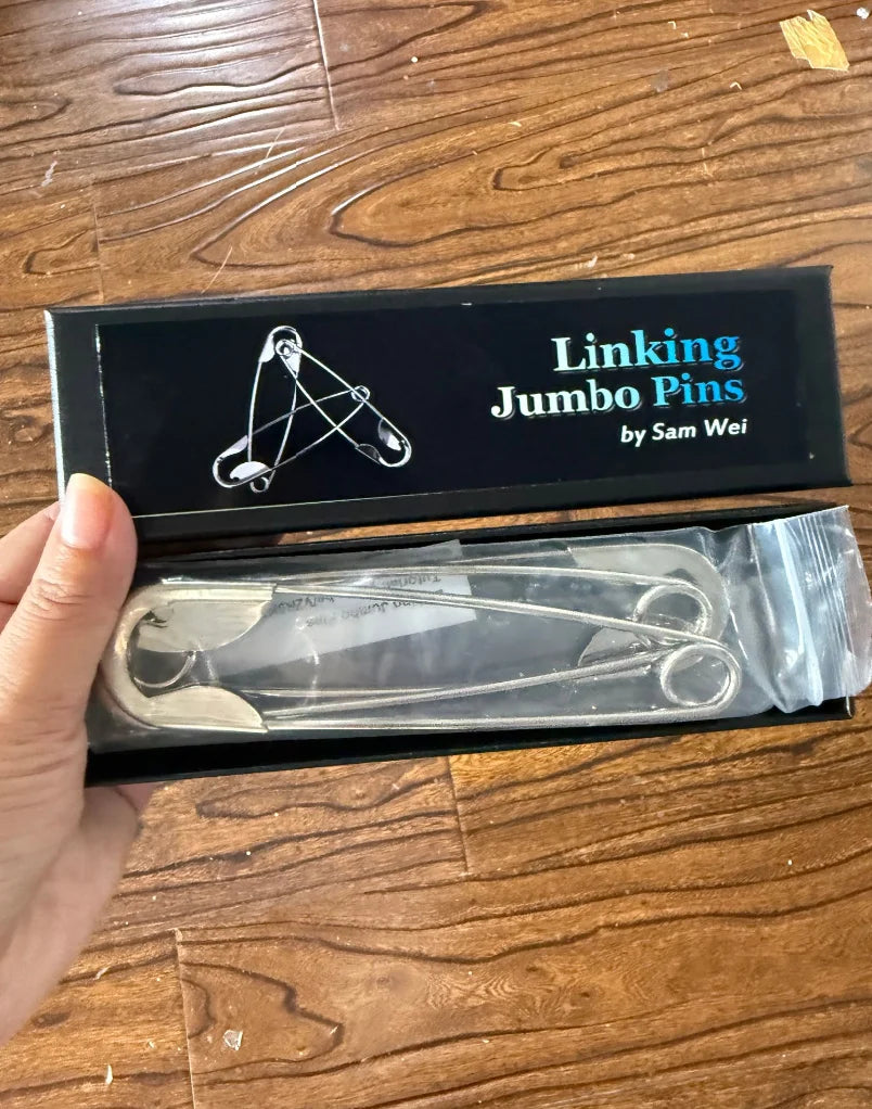 Sam Wei Classic Linking Jumbo Pins Stage Magic Tricks
