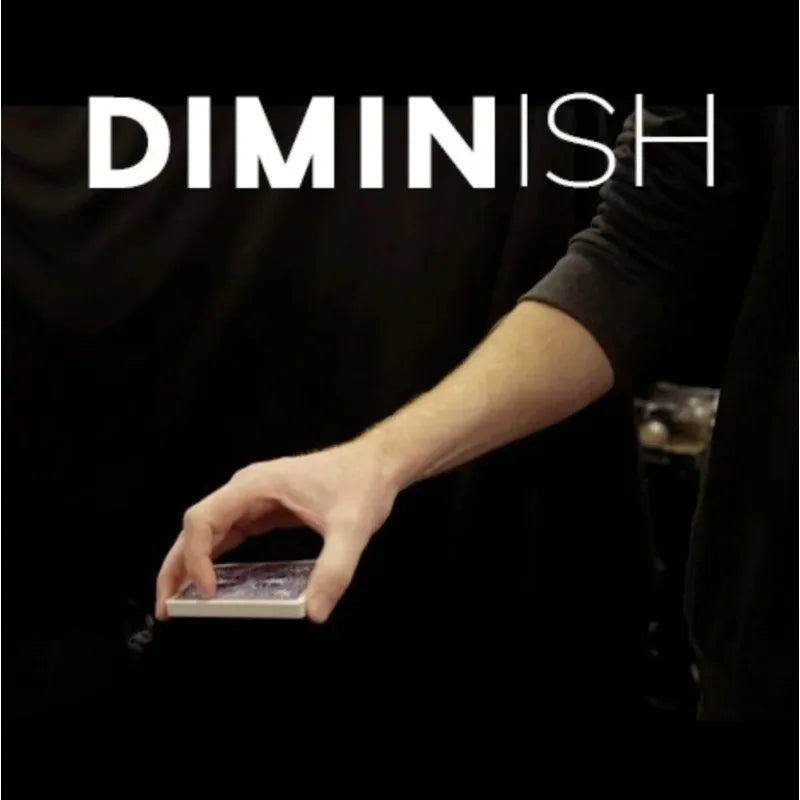 Diminish By Damian Surr Gimmick Poker Deck Magic Tricks Card Vanishing