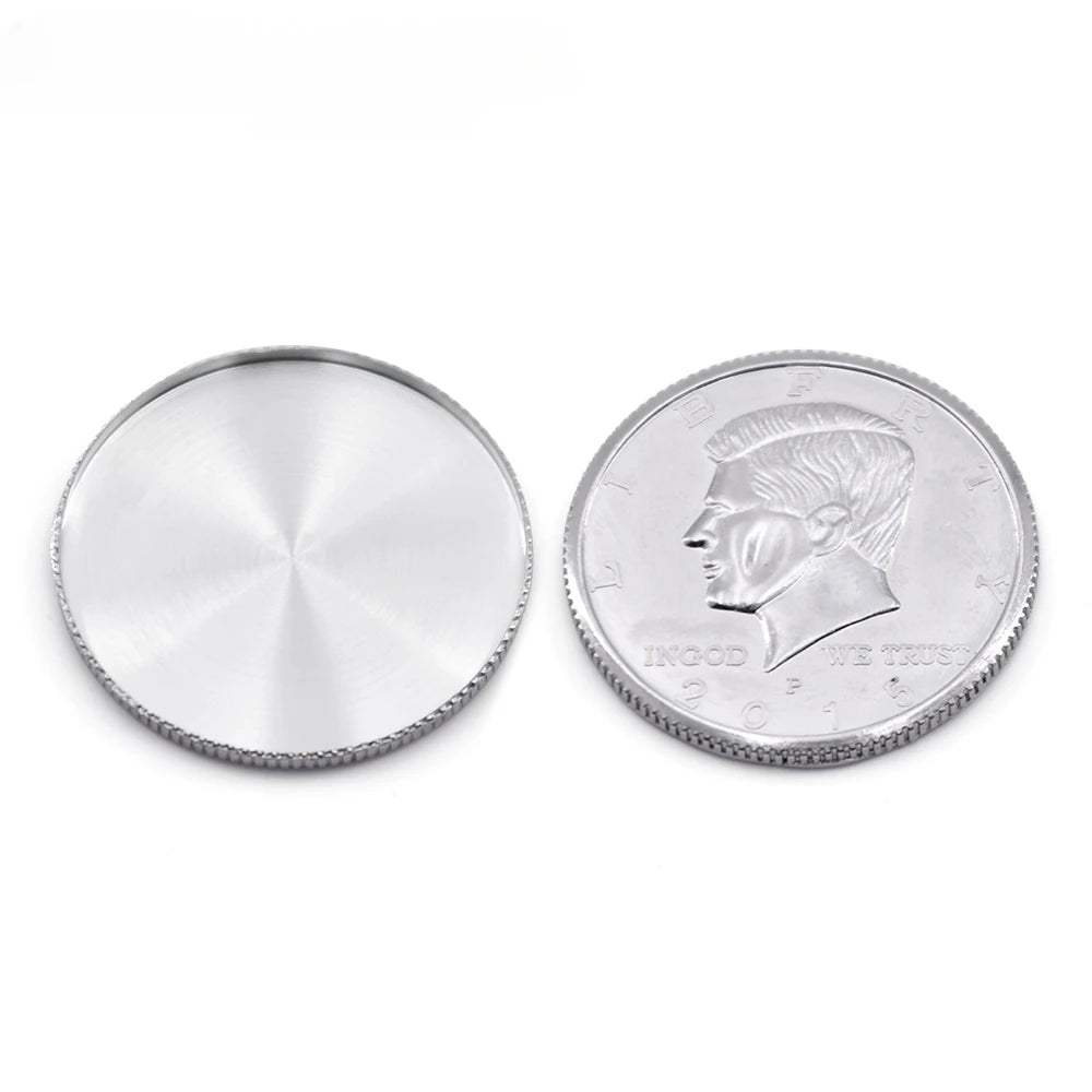 5PCS Expanded Shell Half Dollar Magic Coin Shell for Half Dollar Close Up Illusion Gimmick Props Mentalism Magician Magia Tricks