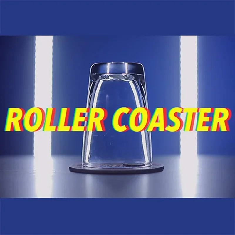 ROLLER COASTER Magic Trick Professional Coin Into Glass Cup Magician