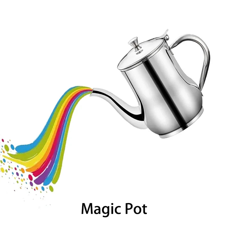 Magic Pot Conjures Anything Appear Different Color Drink Silk Candy Stage Magic