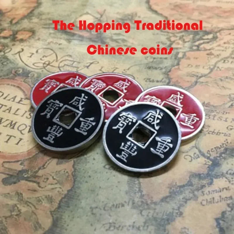The Hopping Traditional Chinese Coins Magic Tricks Magician
