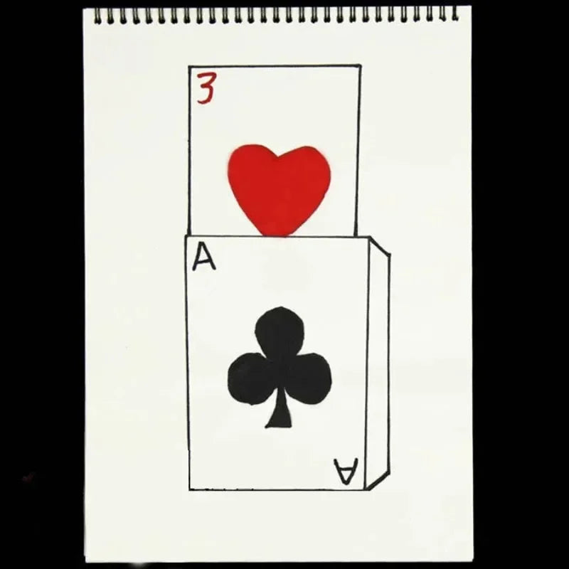 Cardiographic Exclusive Large Rise Card Prediction 390*260MM Stage Magic Tricks