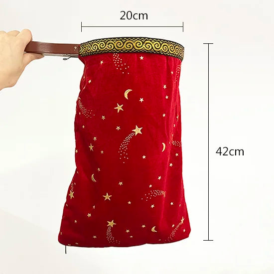 Change Bag - Twice (Large, Zipper, Red/Black) Magic Tricks Stage Gimmick