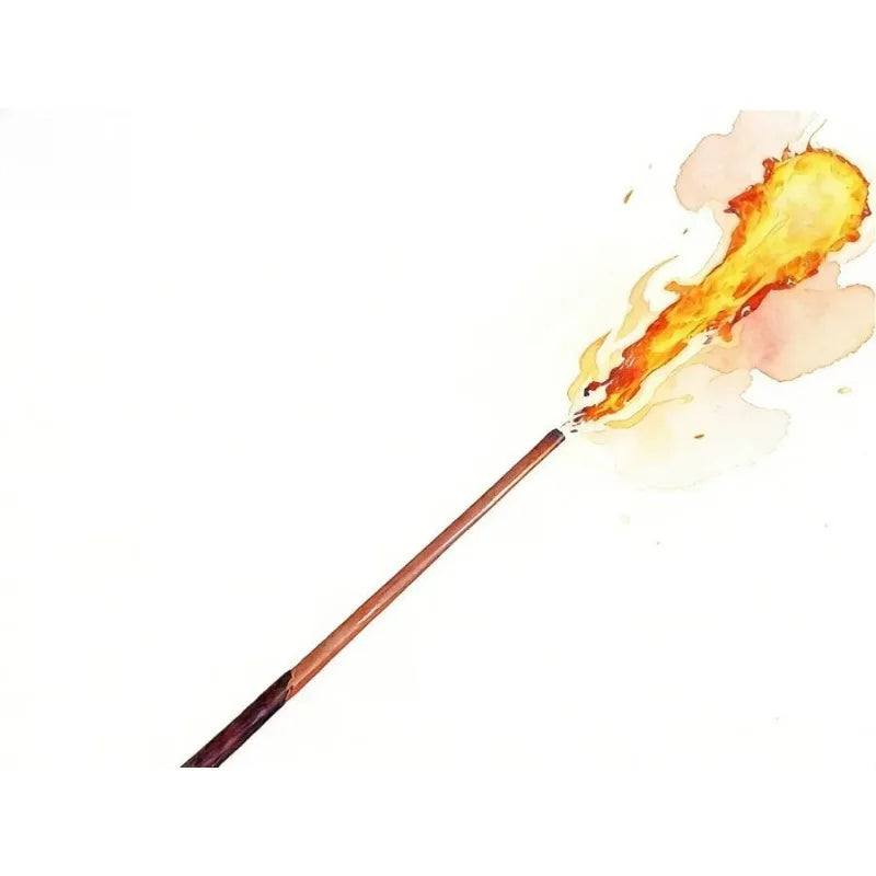 Electronic Fire Flasher Magic Wand Tricks Cosplay Magia Flashing Magic Stick