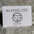 Number 4 Envelope (Gimmicks) By Blake Vogt Magic Tricks Card Magia