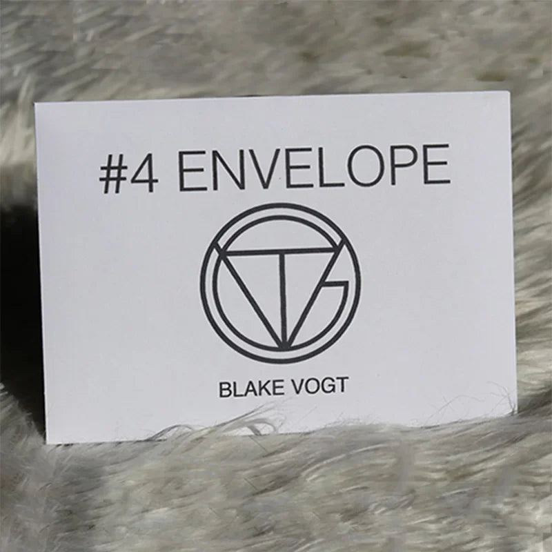Number 4 Envelope (Gimmicks) By Blake Vogt Magic Tricks Card Magia