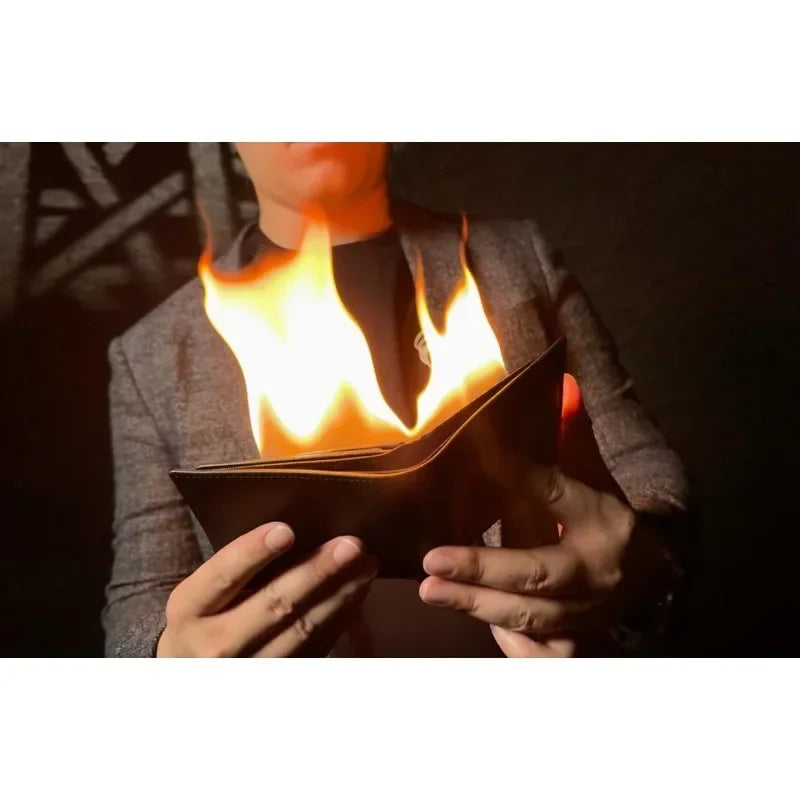 Ember - E Fire Wallet Magic Tricks Flame Wallet Professional Magician