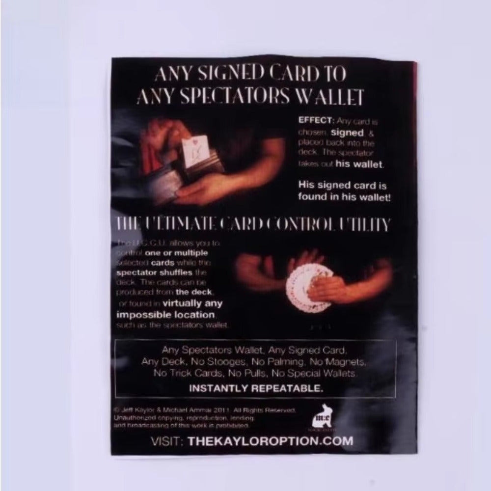 Any Card To Any Spectator's Wallet Stage Magic Tricks Close Up
