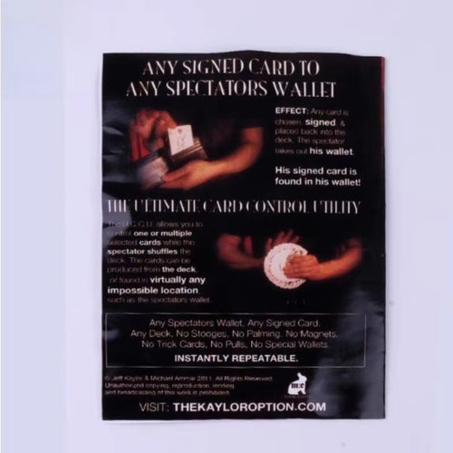 Any Card To Any Spectator's Wallet Stage Magic Tricks Close Up
