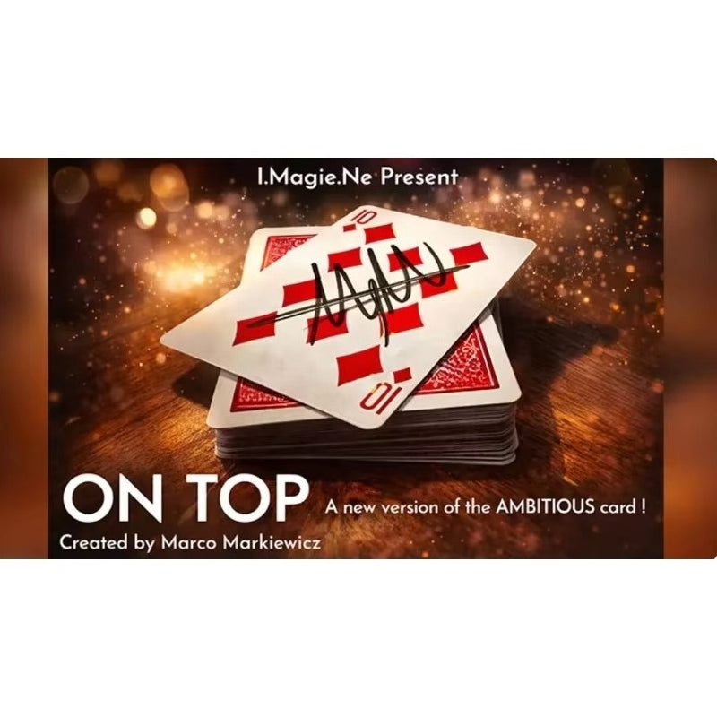 On Top Gimmicks By Marco Markiewicz Close Up Magic Tricks Poker Deck Magic