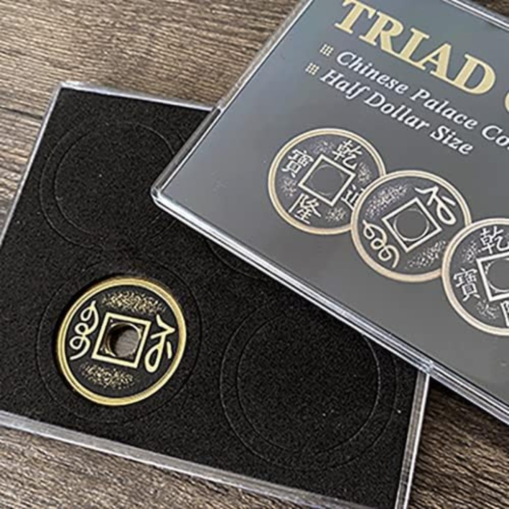 Triad Coins (Chinese Palace Coin) Magic Tricks Three Coin Appear Vanish