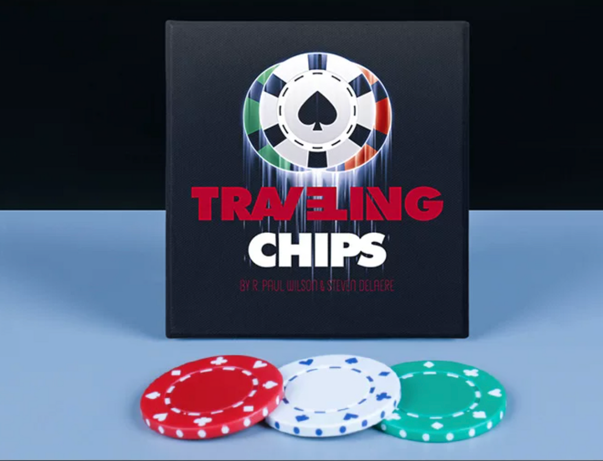 Traveling Chips by R Paul Wilson Magic Tricks Chip Transportation Flight Magia