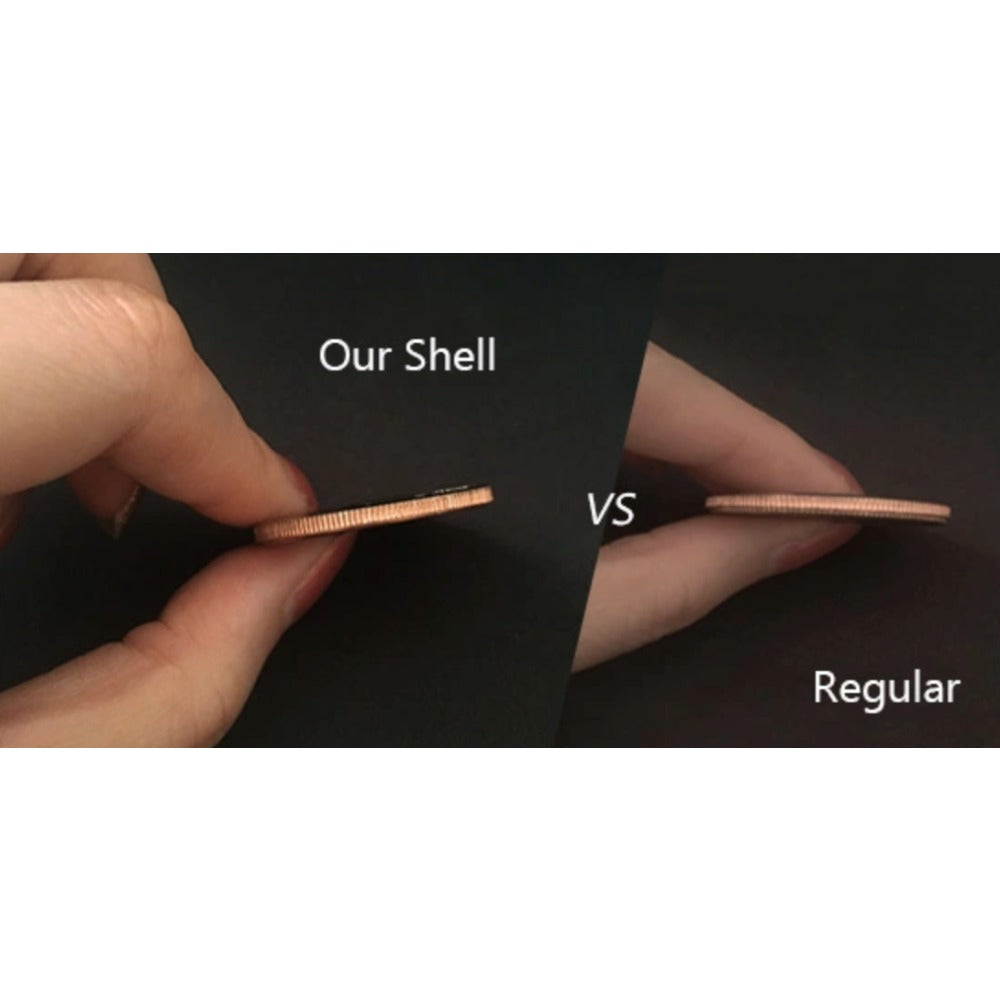 1 pc Magnetic Expanded Shell Magic Tricks (Half Dollar) Coins Appear Vanish Magic Props