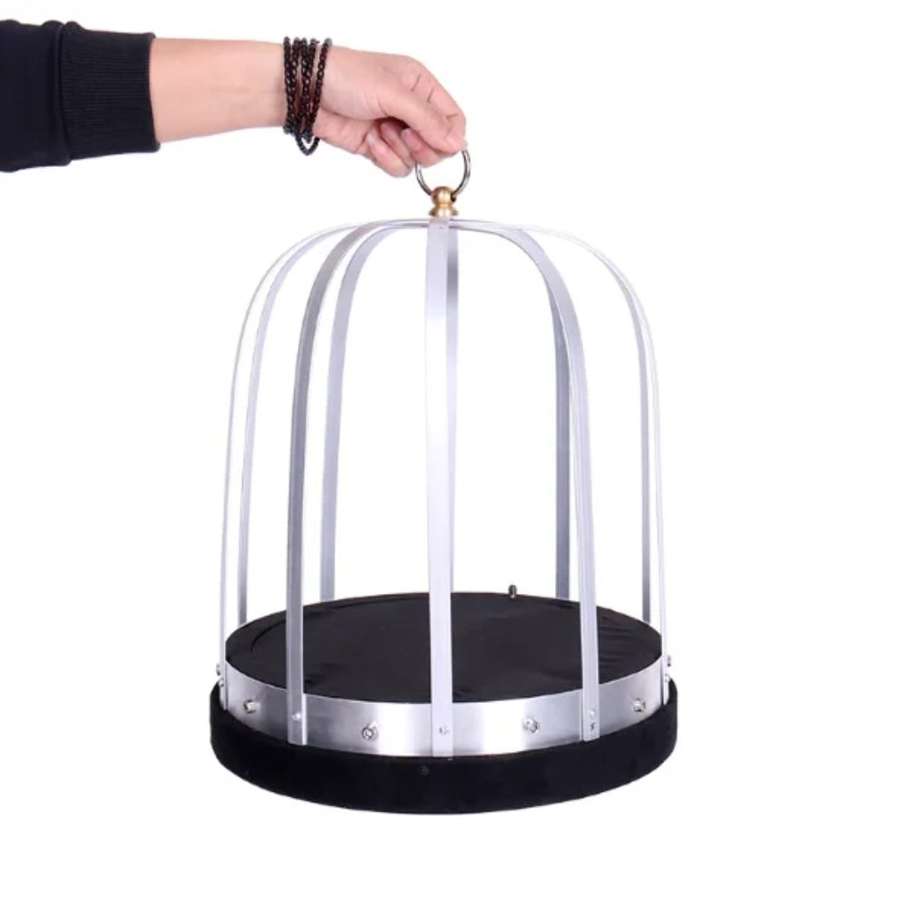 ‌Automatic Fire Cage Magic Trick - Realistic Doves Appearing from Empty Cage Illusion