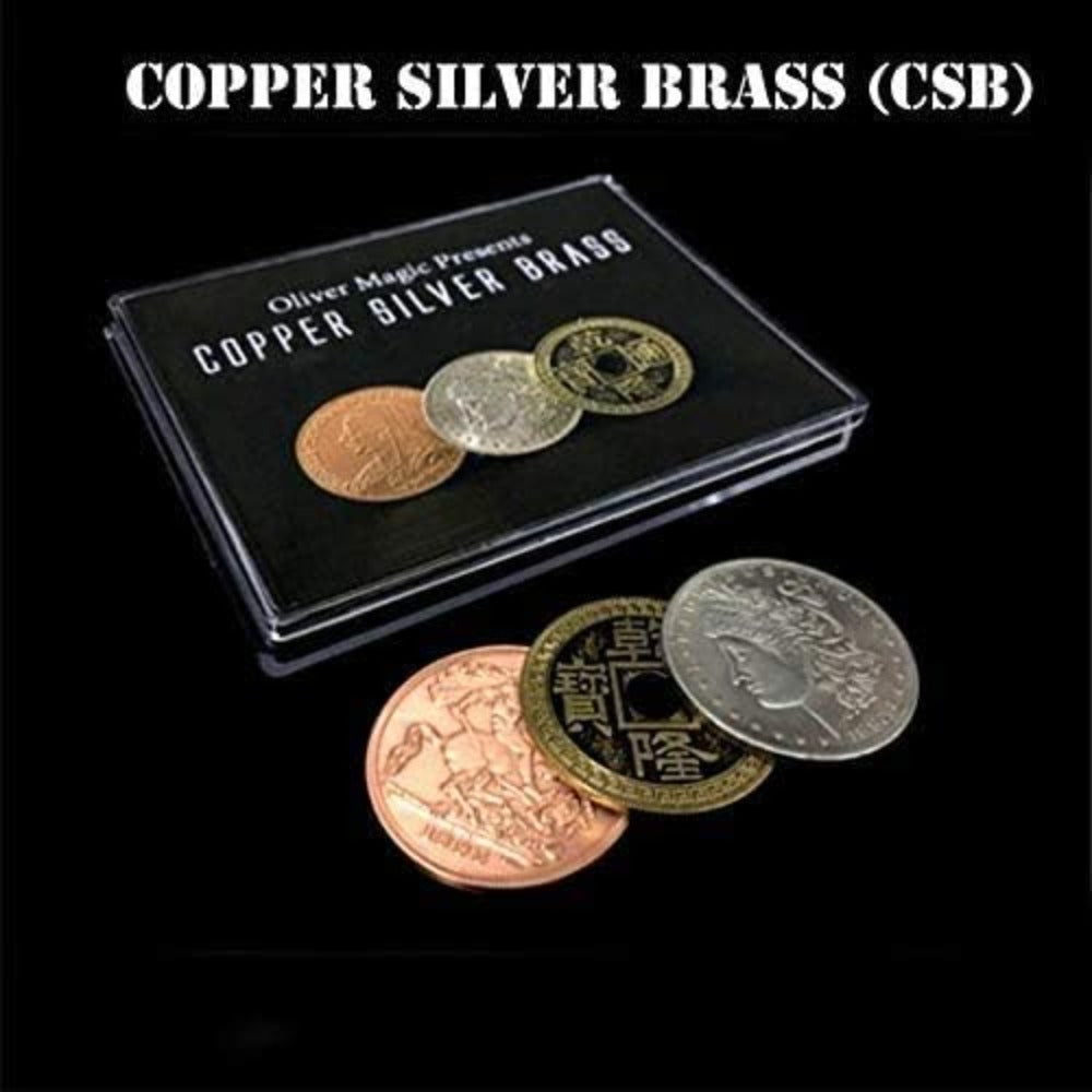 Copper Silver Brass (CSB) Magic Tricks Coin Appear Vanish Magic